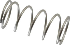 Value Collection - 0.975" OD, 0.072" Wire, 2" Free Length, Compression Spring - 10.11 Lb Spring Rating, Stainless Steel - Apex Tool & Supply