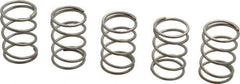 Value Collection - 0.975" OD, 0.08" Wire, 1-1/2" Free Length, Compression Spring - 19.73 Lb Spring Rating, Stainless Steel - Apex Tool & Supply