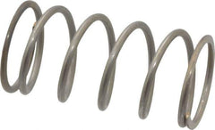 Value Collection - 0.975" OD, 0.08" Wire, 2" Free Length, Compression Spring - 14.37 Lb Spring Rating, Stainless Steel - Apex Tool & Supply