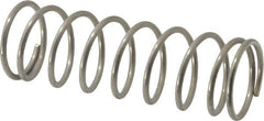 Value Collection - 0.975" OD, 0.08" Wire, 3" Free Length, Compression Spring - 9.31 Lb Spring Rating, Stainless Steel - Apex Tool & Supply