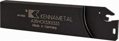Kennametal - 1.2598" Blade Height, 0.315" Blade Width, 4.9213" OAL, Right Hand Cut, Single End Indexable Cut-Off Blade - 33mm Max Depth of Cut, A2BNC Blade, A2 Cut-Off Series - Apex Tool & Supply