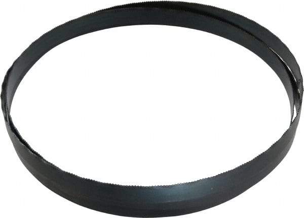 Starrett - 18 TPI, 5' 4-1/2" Long x 1/2" Wide x 0.025" Thick, Welded Band Saw Blade - Carbon Steel, Toothed Edge, Wavy Tooth Set, Flexible Back, Contour Cutting - Apex Tool & Supply