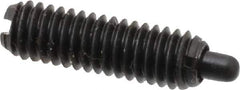 Gibraltar - M4 x 0.7, 13mm Thread Length, 2.5mm Plunger Projection, Steel Threaded Spring Plunger - 1.78mm Max Plunger Diam, 0.23 Kg Init End Force, 0.91 Kg Final End Force - Apex Tool & Supply