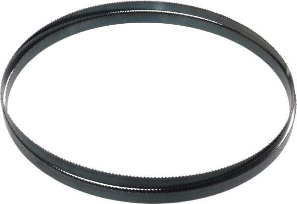 Starrett - 10 TPI, 7' 9" Long x 1/2" Wide x 0.025" Thick, Welded Band Saw Blade - Carbon Steel, Toothed Edge, Raker Tooth Set, Flexible Back, Contour Cutting - Apex Tool & Supply