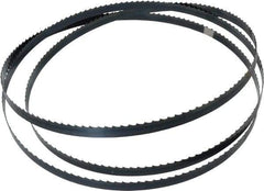 Starrett - 4 TPI, 7' 9" Long x 1/2" Wide x 0.025" Thick, Welded Band Saw Blade - Carbon Steel, Toothed Edge, Flexible Back, Contour Cutting - Apex Tool & Supply