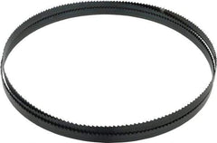 Starrett - 6 TPI, 7' 9-1/2" Long x 1/2" Wide x 0.025" Thick, Welded Band Saw Blade - Carbon Steel, Toothed Edge, Raker Tooth Set, Flexible Back, Contour Cutting - Apex Tool & Supply