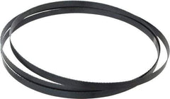 Starrett - 14 TPI, 7' 9-1/2" Long x 1/2" Wide x 0.025" Thick, Welded Band Saw Blade - Carbon Steel, Toothed Edge, Raker Tooth Set, Flexible Back, Contour Cutting - Apex Tool & Supply