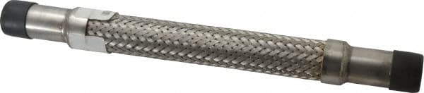 Made in USA - 12" OAL, 3/4" ID, 725 Max psi, Flexible Metal Hose Assembly - Apex Tool & Supply