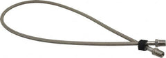 Made in USA - 36" OAL, 1/4" ID, 3,000 Max psi, Flexible Metal Hose Assembly - Apex Tool & Supply
