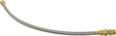 Made in USA - 24" OAL, 1/2" ID, 1,500 Max psi, Flexible Metal Hose Assembly - Apex Tool & Supply