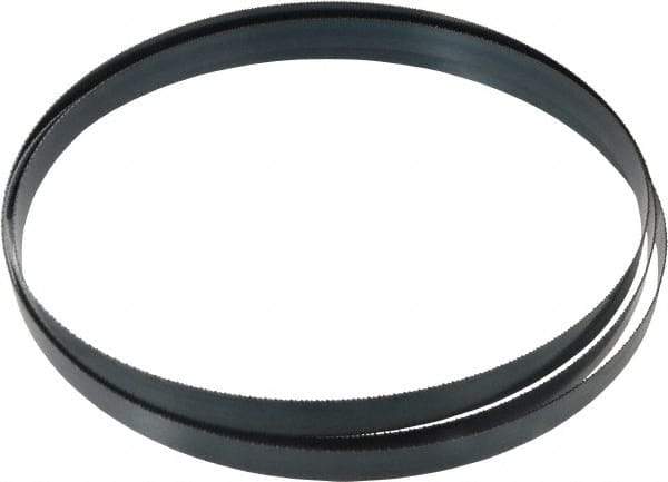 Starrett - 14 TPI, 8' 11" Long x 3/4" Wide x 0.032" Thick, Welded Band Saw Blade - Carbon Steel, Toothed Edge, Raker Tooth Set, Flexible Back, Contour Cutting - Apex Tool & Supply