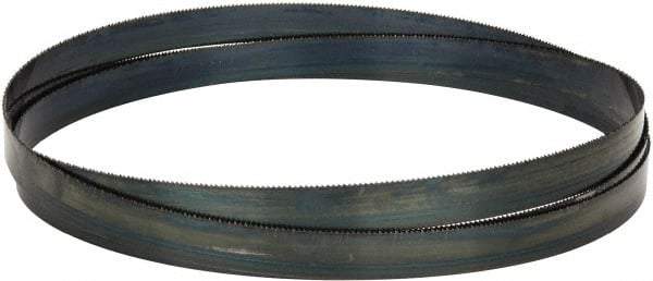 Starrett - 10 TPI, 10' 8" Long x 1" Wide x 0.035" Thick, Welded Band Saw Blade - Carbon Steel, Toothed Edge, Raker Tooth Set, Flexible Back, Contour Cutting - Apex Tool & Supply