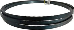 Starrett - 8 TPI, 10' 10-1/2" Long x 3/4" Wide x 0.032" Thick, Welded Band Saw Blade - Carbon Steel, Toothed Edge, Raker Tooth Set, Flexible Back, Contour Cutting - Apex Tool & Supply