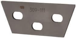 Kennametal - 1/8" Insert Width, Cutoff & Grooving Support Blade for Indexables - 1-1/2" Max Depth of Cut, 1/8" Blade Width - Apex Tool & Supply