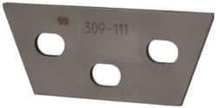 Kennametal - 1/8" Insert Width, Cutoff & Grooving Support Blade for Indexables - 1-1/2" Max Depth of Cut, 1/8" Blade Width - Apex Tool & Supply