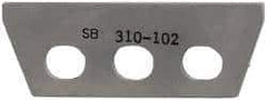 Kennametal - 1/8" Insert Width, Cutoff & Grooving Support Blade for Indexables - 1.12" Max Depth of Cut, 1/8" Blade Width - Apex Tool & Supply