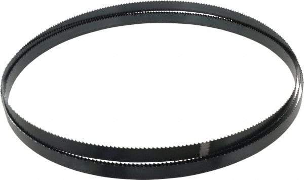 Starrett - 6 TPI, 11' 6" Long x 3/4" Wide x 0.032" Thick, Welded Band Saw Blade - Carbon Steel, Toothed Edge, Raker Tooth Set, Flexible Back, Contour Cutting - Apex Tool & Supply