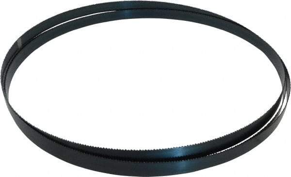Starrett - 10 TPI, 11' 6" Long x 3/4" Wide x 0.032" Thick, Welded Band Saw Blade - Carbon Steel, Toothed Edge, Raker Tooth Set, Flexible Back, Contour Cutting - Apex Tool & Supply