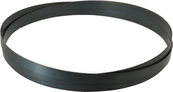 Starrett - 10 TPI, 11' 6" Long x 1" Wide x 0.035" Thick, Welded Band Saw Blade - Carbon Steel, Toothed Edge, Raker Tooth Set, Flexible Back, Contour Cutting - Apex Tool & Supply