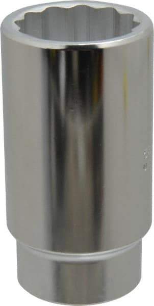Proto - 1-5/16", 1/2" Drive, Deep Hand Socket - 12 Points, 3-1/2" OAL, Chrome Finish - Apex Tool & Supply