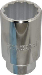Proto - 3/8" Drive, Deep Hand Socket - 6 Points, 1-3/32" OAL, Chrome Finish - Apex Tool & Supply