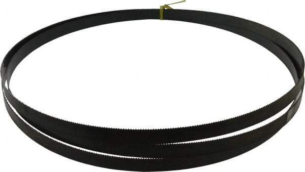 Starrett - 10 TPI, 12' 1" Long x 3/4" Wide x 0.032" Thick, Welded Band Saw Blade - Carbon Steel, Toothed Edge, Raker Tooth Set, Flexible Back, Contour Cutting - Apex Tool & Supply