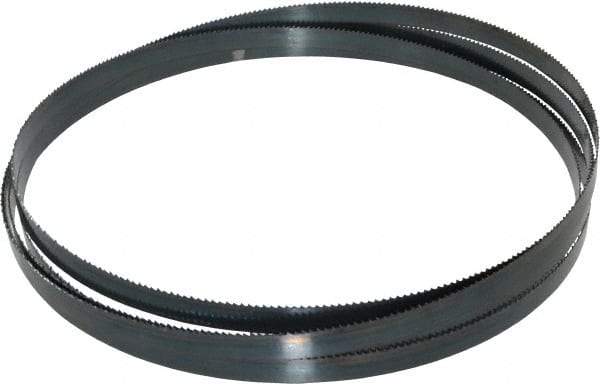 Starrett - 10 TPI, 12' 6" Long x 1/2" Wide x 0.025" Thick, Welded Band Saw Blade - Carbon Steel, Toothed Edge, Raker Tooth Set, Flexible Back, Contour Cutting - Apex Tool & Supply