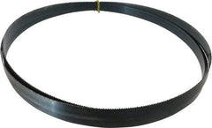 Starrett - 8 TPI, 12' 6" Long x 1" Wide x 0.035" Thick, Welded Band Saw Blade - Carbon Steel, Toothed Edge, Raker Tooth Set, Flexible Back, Contour Cutting - Apex Tool & Supply
