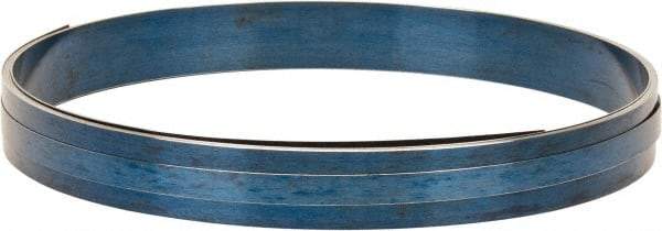 Value Collection - 0.022 Inch Thick x 1 Inch Wide x 95 Ft. Long, Spring Steel Coil - 1095 Blue Tempered Steel - Apex Tool & Supply
