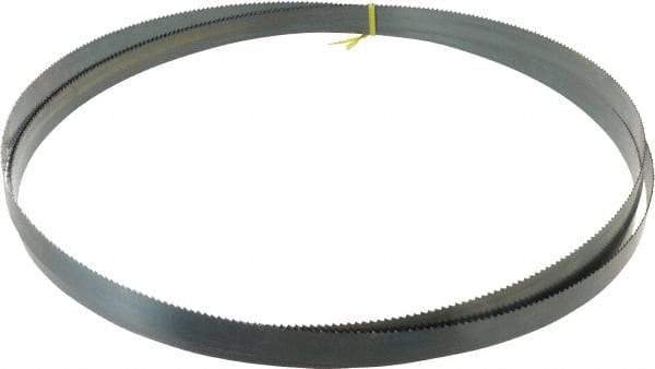 Starrett - 6 TPI, 14' Long x 1" Wide x 0.035" Thick, Welded Band Saw Blade - Carbon Steel, Toothed Edge, Raker Tooth Set, Flexible Back, Contour Cutting - Apex Tool & Supply