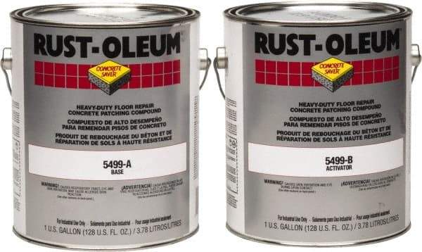 Rust-Oleum - 2 Gal Floor Repair - Gray, 12.5 Sq Ft/Gal at 1/8" Coverage - Apex Tool & Supply