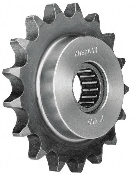 Browning - 1.65" Outside Diam, Steel, Chain Idler Sprocket - Chain Size 25 - Apex Tool & Supply