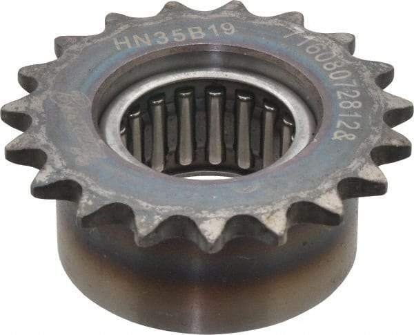 Browning - 2.47" Outside Diam, Steel, Chain Idler Sprocket - Chain Size 35 - Apex Tool & Supply
