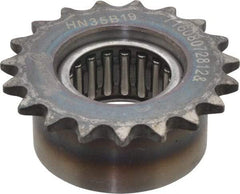 Browning - 2.47" Outside Diam, Steel, Chain Idler Sprocket - Chain Size 35 - Apex Tool & Supply
