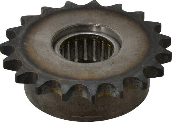 Browning - 3.28" Outside Diam, Steel, Chain Idler Sprocket - Chain Size 40 - Apex Tool & Supply