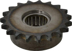 Browning - 3.28" Outside Diam, Steel, Chain Idler Sprocket - Chain Size 40 - Apex Tool & Supply