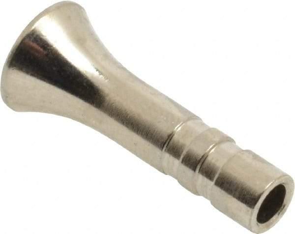 Norgren - Nickel Plated Brass Push-to-Connect Tube Stem Plug - 260 Max psi, Plug-In Connection - Apex Tool & Supply