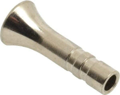 Norgren - Nickel Plated Brass Push-to-Connect Tube Stem Plug - 260 Max psi, Plug-In Connection - Apex Tool & Supply