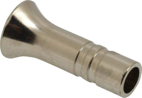 Norgren - Nickel Plated Brass Push-to-Connect Tube Stem Plug - 260 Max psi, Plug-In Connection - Apex Tool & Supply