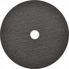 Norton - 3" 36 Grit Aluminum Oxide Cutoff Wheel - 1/16" Thick, 3/8" Arbor, 25,465 Max RPM, Use with Die Grinders - Apex Tool & Supply