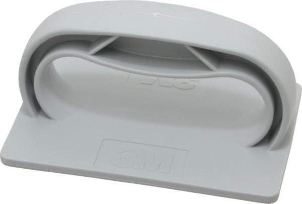 3M - 3-1/2" Wide x 4-3/4" Long x 2-1/2" Thick Plastic Hand Pad Holder with Twist-Lok Attachment - Compatible with 4" x 6" Scotch-Brite - Apex Tool & Supply