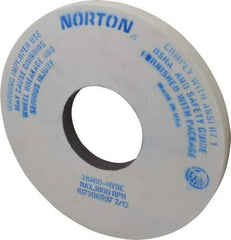 Norton - 14" Diam x 5" Hole x 1" Thick, H Hardness, 60 Grit Surface Grinding Wheel - Aluminum Oxide, Type 1, Medium Grade, 1,800 Max RPM, Vitrified Bond, No Recess - Apex Tool & Supply