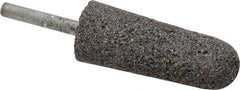 Norton - 1" Head Diam x 2-3/4" Thickness, A3, Tree End, Zirconia Alumina Mounted Point - Very Coarse Grade, 24 Grit, 15,530 RPM - Apex Tool & Supply