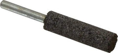 Norton - 7/8" Head Diam x 2" Thickness, A11, Pointed Tree End, Mounted Point - Medium Grade, 80 Grit, 25,420 RPM - Apex Tool & Supply