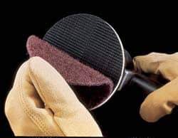 3M - 8" Diam, Silicon Carbide Hook & Loop Disc - Super Fine Grade, Nonwoven, Series SC-DH - Apex Tool & Supply