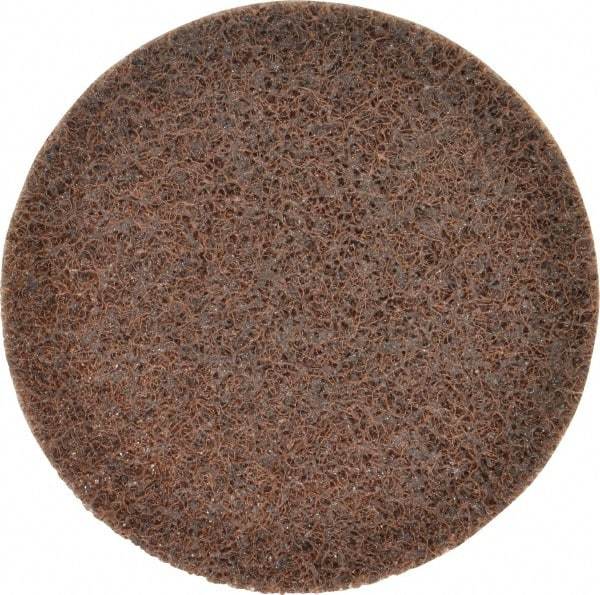 3M - 4-1/2" Diam, Aluminum Oxide Hook & Loop Disc - Coarse Grade, Nonwoven, Series SC-DH - Apex Tool & Supply