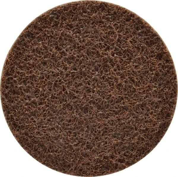 3M - 4" Diam, Aluminum Oxide Hook & Loop Disc - Coarse Grade, Nonwoven, Series SC-DH - Apex Tool & Supply
