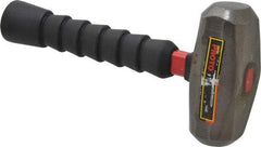 Proto - 4 Lb Head, 11-5/16" Long Drilling Hammer - Steel Head, 1-5/16" Face Diam, 4-3/4" Long Head, Fiberglass Handle - Apex Tool & Supply