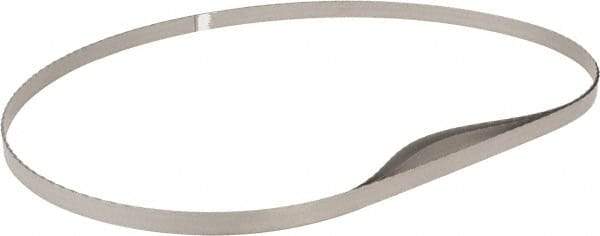 M.K. MORSE - 3' 8-7/8" Long x 0.02" Thick, 24 Teeth per Inch, Portable Band Saw Blade - Bi-Metal Blade, High Speed Steel Teeth, Toothed Edge - Apex Tool & Supply