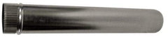 Made in USA - 5" ID, Galvanized Round Pipe - 60" Long, Standard Gage - Apex Tool & Supply